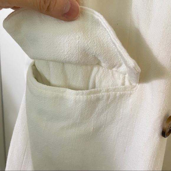 Topshop Linen Blazer - Picture 5 of 6